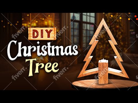 Видео: Простой проект по созданию рождественской елки, который может попробовать каждый!
