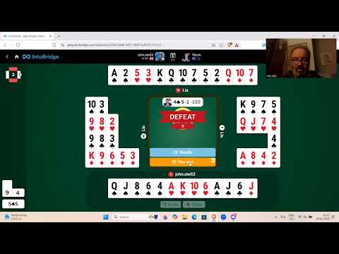 Видео: Я против лучшего игрока в бридж Питера Холландса — 10 ноября 2025 г.