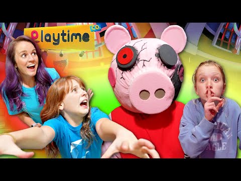Видео: Poppy Playtime в реальной жизни с Piggy (новый мод)