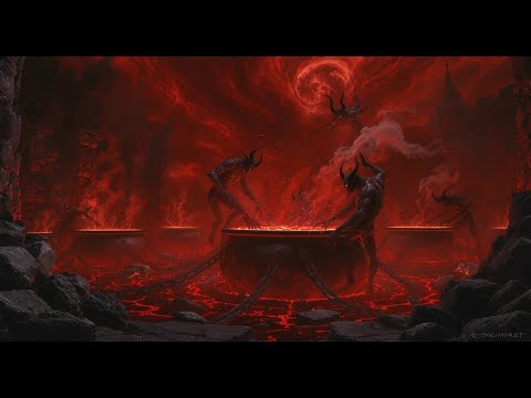 Видео: Тень Демона – Души грешников (Horror Rock) "AI Трек"