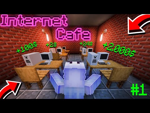 Видео: МАЙНКРАФТ, но Я Открыл КОМПЬЮТЕРНЫЙ КЛУБ.INTERNET CAFE SIMULATOR. #зевс #minecraft #mods