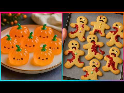 Видео: Весёлые и простые угощения на Хэллоуин, чтобы удивить друзей! ▶ 4