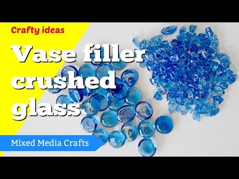 Видео: Разбейте стеклянную гальку в крошку для создания произведений искусства из смоляных геод — безопасно