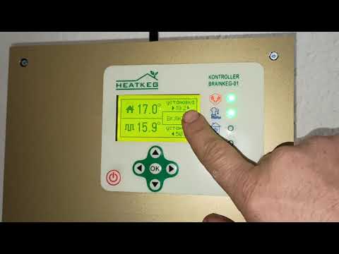 Видео: тепловой насос а доме 120м²