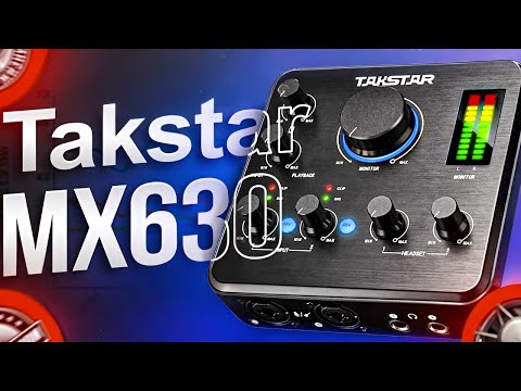 Видео: Аудио интерфейс, звуковая карта TAKSTAR MX630. Большой тест!