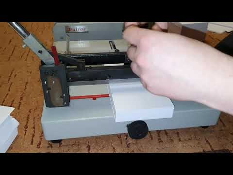 Видео: Гельотинный резак Bulros 320