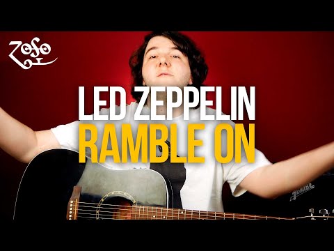 Видео: Как играть Led Zeppelin Ramble On на гитаре