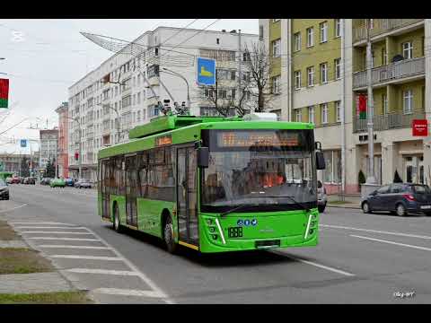 Видео: Информатор Троллейбусного Маршрута №16 Гомель (Мкр. Клёнковский — Вокзал)