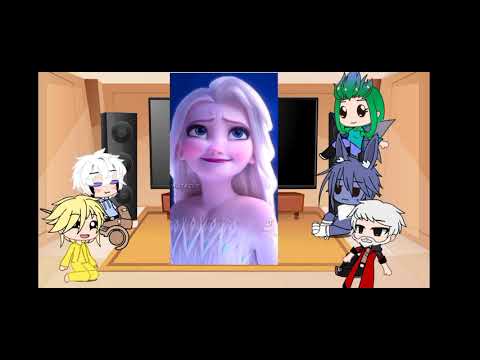 Видео: 🥶💖реакция хранители снов на [эльзу]🥶💖