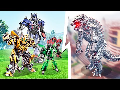 Видео: ТРАНСФОРМЕР Отбасы vs МЕХАГОДЗИЛЛА Отбасы (GTA V)