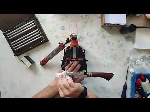 Видео: Заточи ЩОБ РІЗАВ / Просте заточування мисливського ножа / Hapstone RS