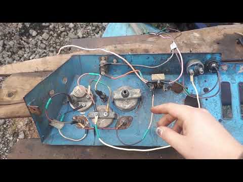 Видео: Трактор Т-40АМ восстановление проводки,проверка генератора.
