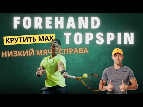 Видео: Гайд по вращению forehand (удар справа). Как Надаль в большом теннисе