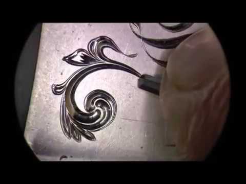 Видео: Завиток  Вариант гравировки под глянец  Scroll  Eine Flachgravur Variante