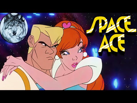 Видео: Space Ace (Remaster) (PC). Игры 80-х. Игрофильм на русском +сцены поражений