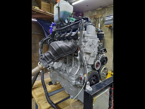 Видео: Двигатель honda l15a для аэролодки