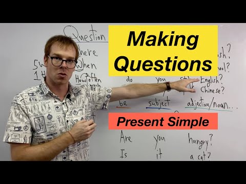 Видео: Вопросы на английском языке (порядок слов)