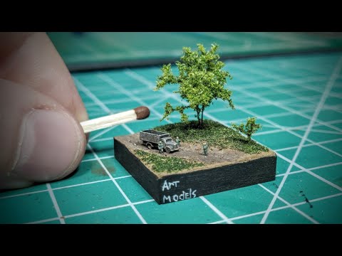 Видео: САМАЯ маленькая ДИОРАМА | Micro diorama