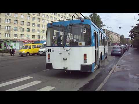 Видео: Троллейбус Санкт-Петербурга 89: МТрЗ-6223 б.5405 по №13 (31.05.12)