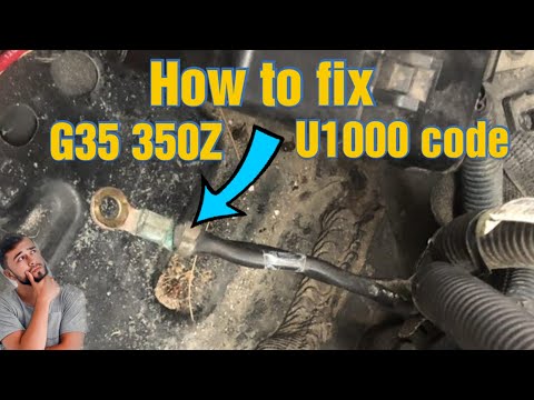 Видео: Как исправить ошибку U1000 U1001 на Infiniti G35 Nissan 350Z 2003-2007 DYI Связь ЭБУ с трансмиссией