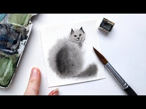 Видео: САМЫЙ ПРОСТОЙ кот, которого вы когда-либо будете рисовать! » Как нарисовать кота для начинающих Ш...