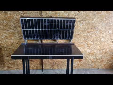 Видео: Вспомогательный стол для производства гибкого кирпича