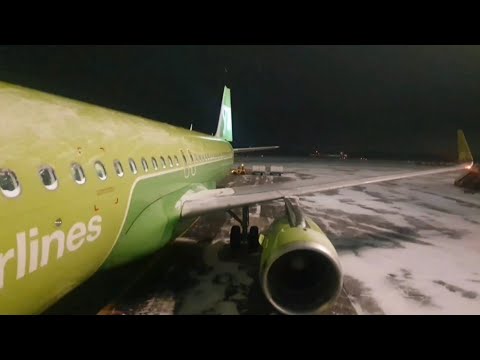 Видео: S7 Airlines, Airbus A320-200, Москва - Новосибирск