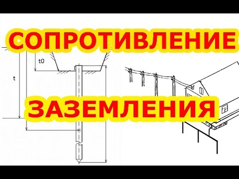 Видео: Сопротивление заземления. Геометрия. Расчет
