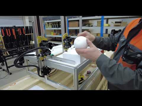 Видео: Станок для резки шаров из пенопласта