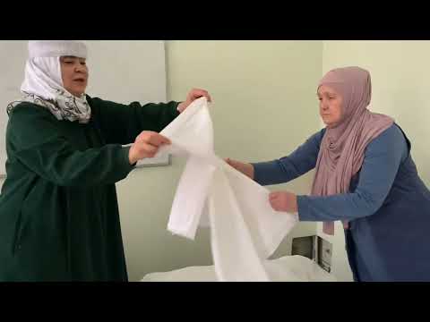 Видео: «Иске Таш» мәчете мөгалимәсе Гүзәл ханым дәресләре. 8 дәрес. Порядок заворачивания покойного в саван