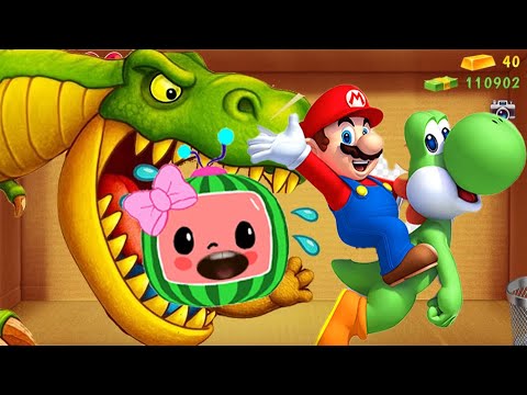 Видео: Супер Марио против Кокомелона против Хоррор Трекса | Kick The Buddy