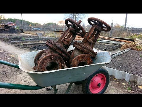Видео: Сколько цветного металла внутри мощных водопроводных задвижек?
