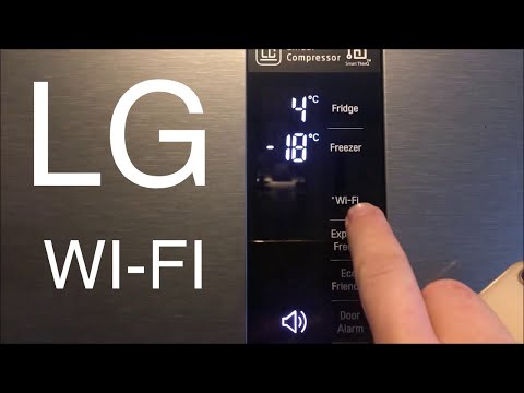 Видео: Холодильник LG, как настроить Wi Fi на Холодильнике#холодильникLGwifi#БытоваяТехникаLG#покупкаLG#