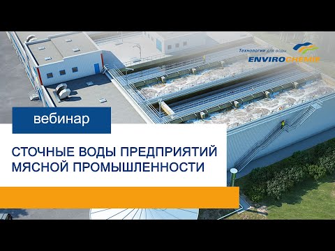 Видео: Вебинар Сточные воды предприятий мясной промышленности