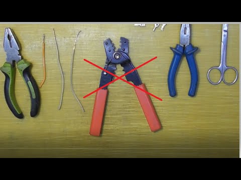 Видео: Как обжать клеммы без специнструмента. Три  варианта.