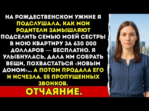 Видео: Я подслушала, как мои родители планировали поселить мою сестру в мою квартиру на Рождество
