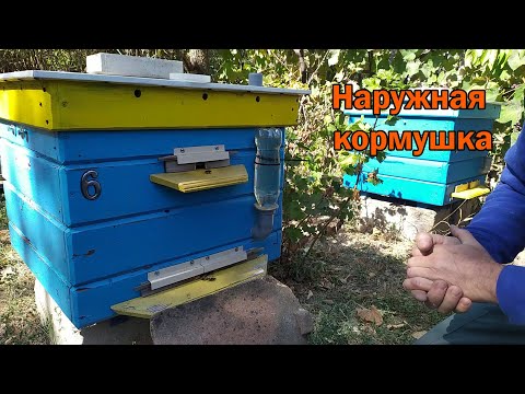 Видео: Наружная кормушка. Удобна пчеловоду, комфортна пчелам.