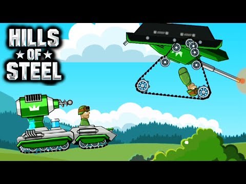 Видео: ТАНК ТЕСЛА против ИГРОКОВ | HILLS of STEEL | Сумасшедшие мультяшные танки | tanks BATTLE GAME