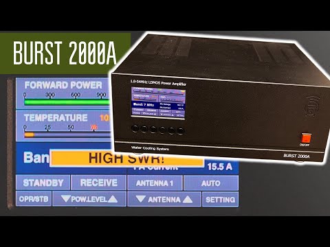 Видео: Burst2000A Усилитель 2400 Вт. Радиосвязь на КВ не QRP!