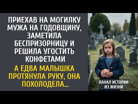 Видео: Приехав на могилку мужа, заметила беспризорницу и решила ее угостить… А едва малышка протянула руку…