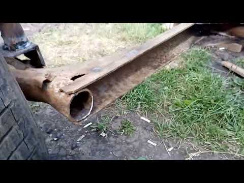 Видео: телега для мотоблока.