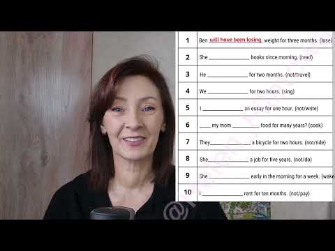 Видео: "Future Perfect Continuous". Английский с Филатовой Еленой