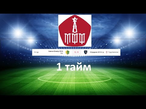 Видео: Смена-Юниор - Отрадное, 1 тайм. 2014 г. Труд Капотня 24.08.2025