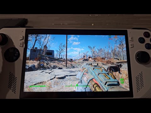 Видео: Asus Rog Ally тест Fallout 4 (rsr1080p)+LS 120fps