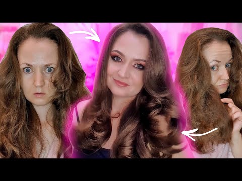 Видео: Как Сделать Объемную Уклаку и Сохранить Гладкость И Блеск Волос