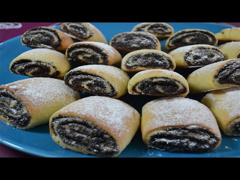 Видео: ТРУБОЧКИ С Маком или МИНИ РУЛЕТИКИ С  СОЧНОЙ МАКОВОЙ НАЧИНКОЙ❤️😍