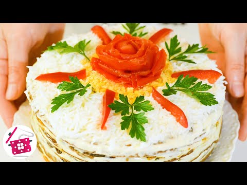 Видео: ПЕЧЕНОЧНЫЙ ТОРТ на любой ПРАЗДНИК! Самый УДАЧНЫЙ Рецепт! ❤️ Готовим Дома  Торт - ЗАКУСКА