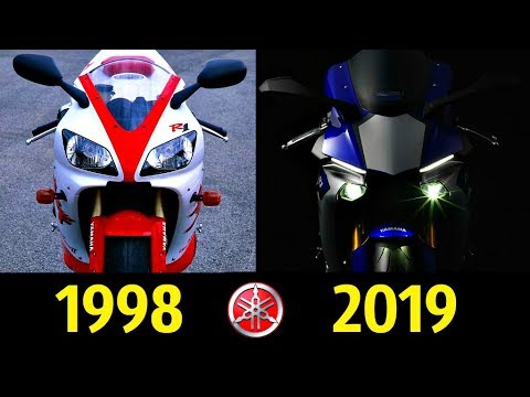 Видео: Yamaha YZF-R1 - Эволюция (1998 - 2019)  Обзор !