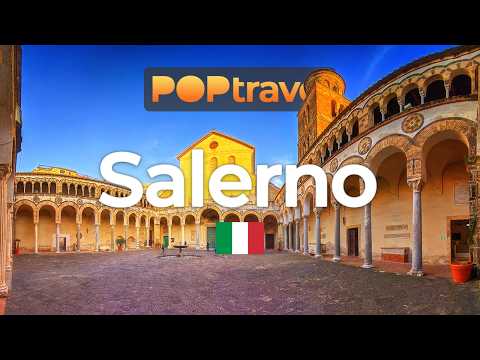 Видео: САЛЕРНО, Италия 🇮🇹 - Вечерняя прогулка - 4K HDR с субтитрами