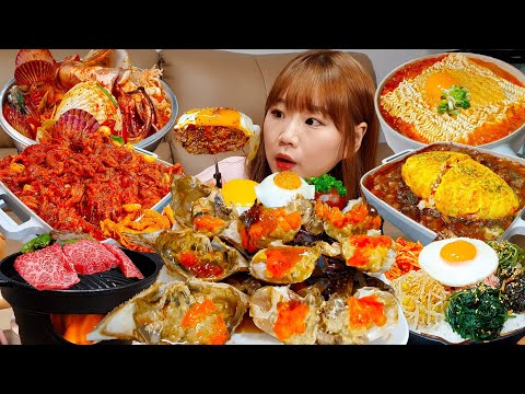 Видео: Sub)Real Mukbang- Легендарное кулинарное шоу для голодных 🍱 Острая лапша, крабы 🔥 ASMR КОРЕЙСКАЯ ЕДА